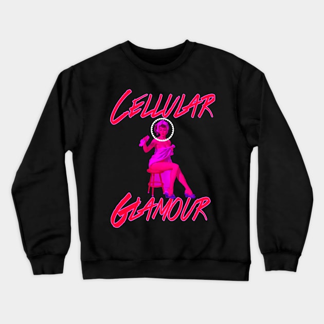 Cellular Glamour Crewneck Sweatshirt by wreckingbally